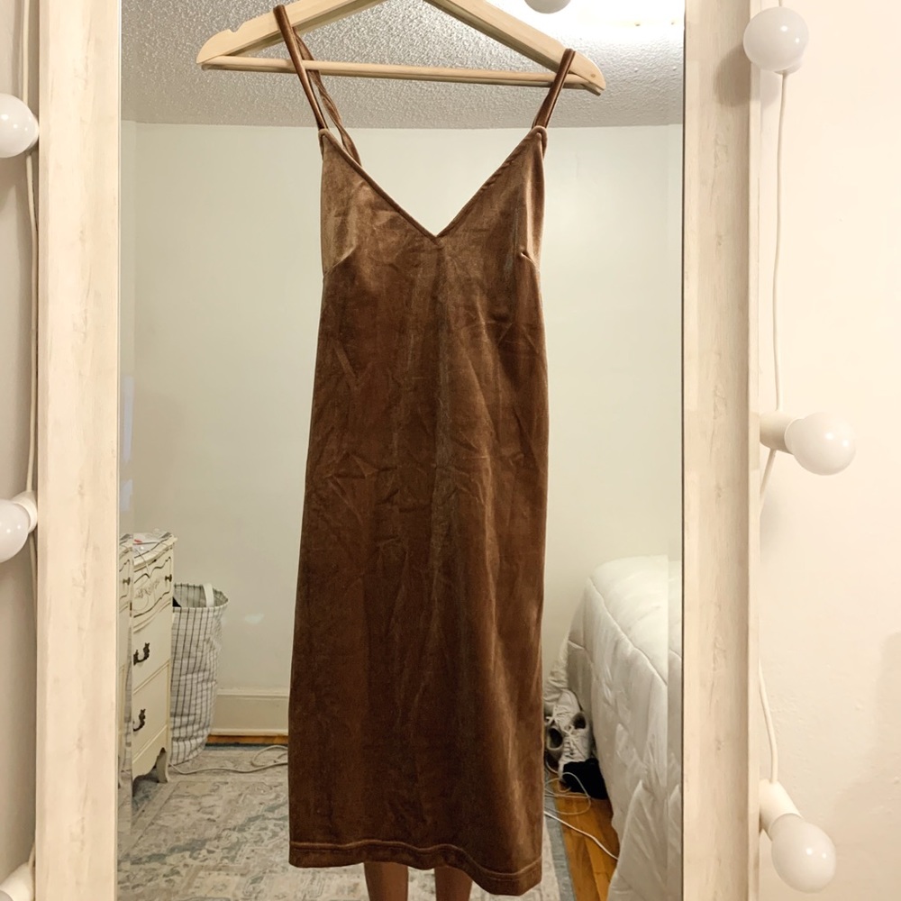 Suede dress!